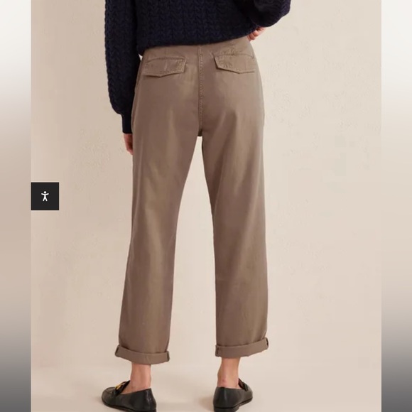 Boden Washed Cotton Casual Pants - Picture 2 of 8